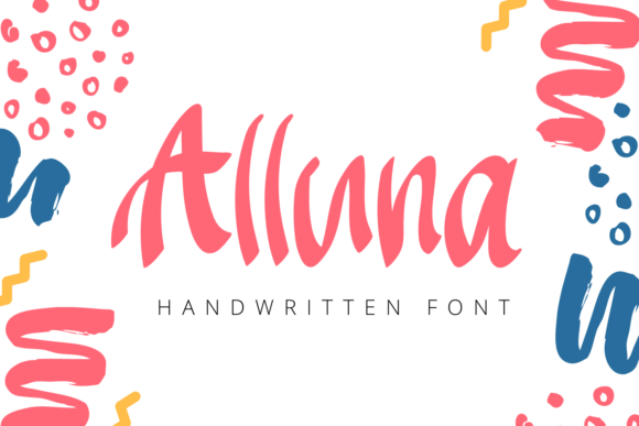 Alluna: A Handwritten Font for Modern Business Branding