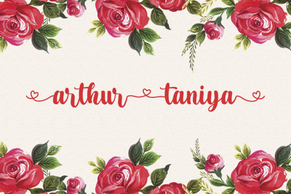 Arthur Taniya: The Perfect Script Font for Polished Brand Identity