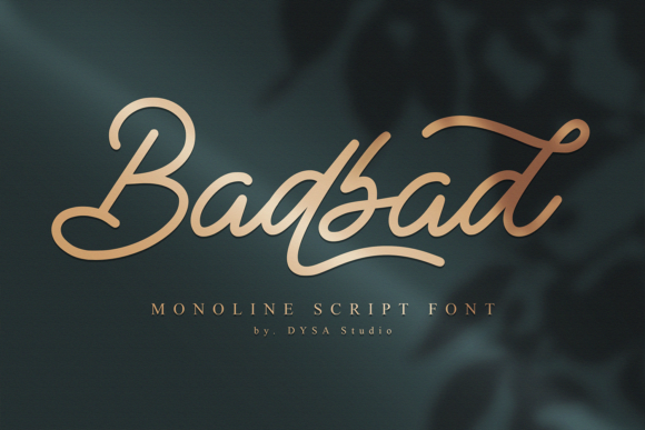 Badbad: The Retro Script Typeface for Campaigns That Stand Out