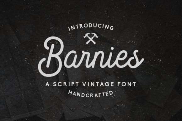 Barnies: The Vintage Script Typeface for Authentic Campaign Branding