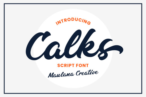 Calks: A Bold Handwritten Typeface for Editorial Design