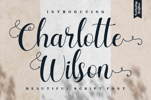 Charlotte Wilson: A Romantic Script Font for Editorial Design