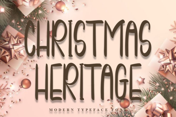 Christmas Heritage: A Handwritten Typeface for Authentic Branding