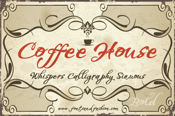 Coffee House: A Sweet Script Font for Editorial Design