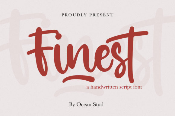 Finest Typeface Review: A Joyful Handwritten Font for Festive Branding