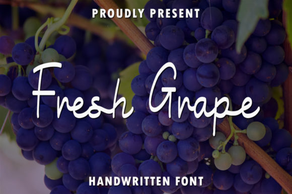 Fresh Grape: Elevating Digital Brand Identity with Handwritten Elegance