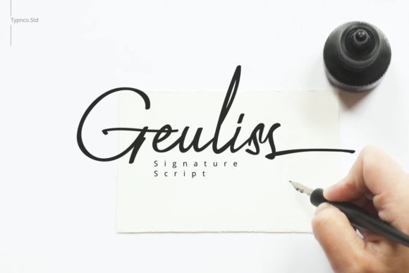 Geuliss: The Script Typeface for Scroll-Stopping Brand Visuals