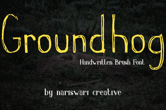 Groundhog Typeface Review: A Handwritten Script for Campaign Design