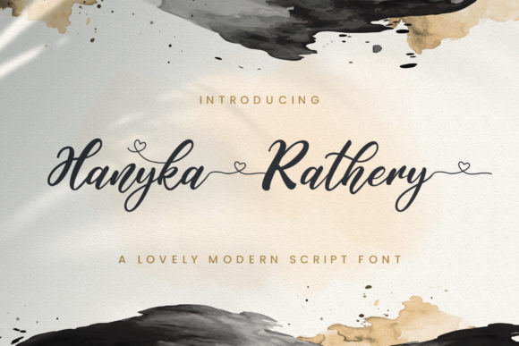 Hanyka Rathery: Elevating Editorial Design with Whimsical Script Typography