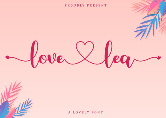 Love Lea: A Script Typeface for Elegant Editorial Design