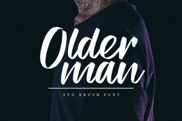 Older Man: A Bold Handwritten Typeface for Scroll-Stopping Designs