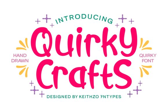 Quirky Crafts: The Handwritten Font for Authentic Small Business Branding