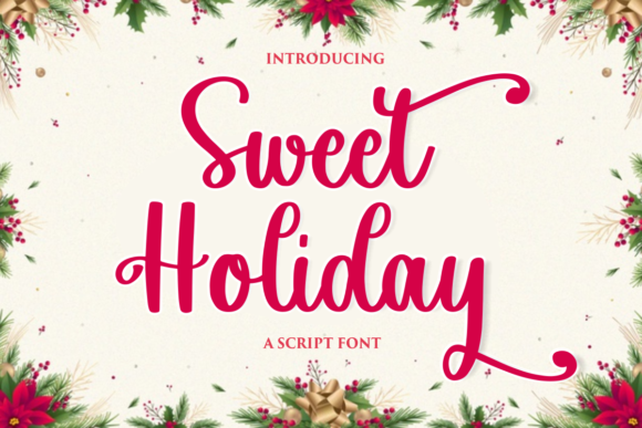 Sweet Holiday: The Script Font That Elevates Seasonal Campaigns