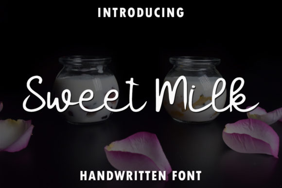 Sweet Milk: A Handwritten Typeface for Elegant Craft Projects