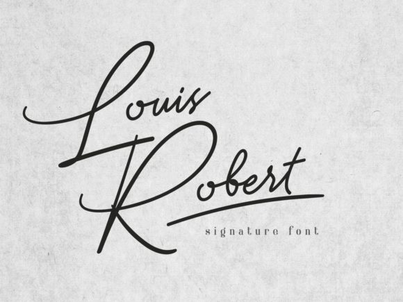 Upgrade Your Brand Identity With Louis Robert Script Font